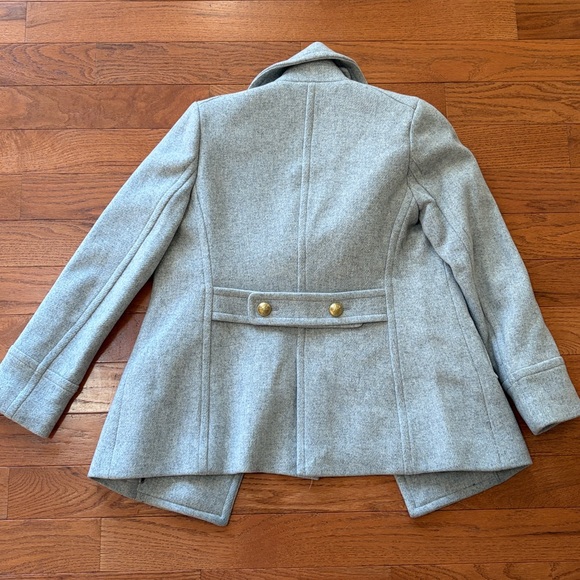 J. Crew stadium cloth pea coat - Picture 3 of 4